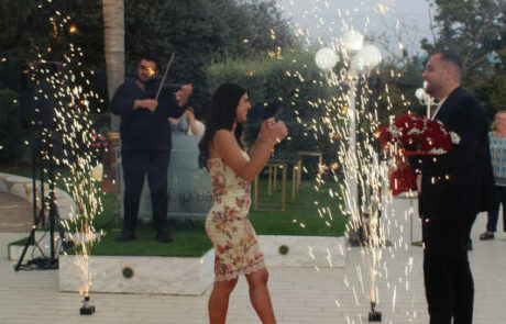 FUOCHI D’ARTIFICIO PER LA PROPOSTA DI MATRIMONIO