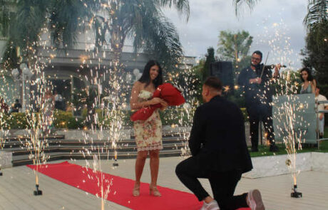 FUOCHI D’ARTIFICIO PER LA PROPOSTA DI MATRIMONIO